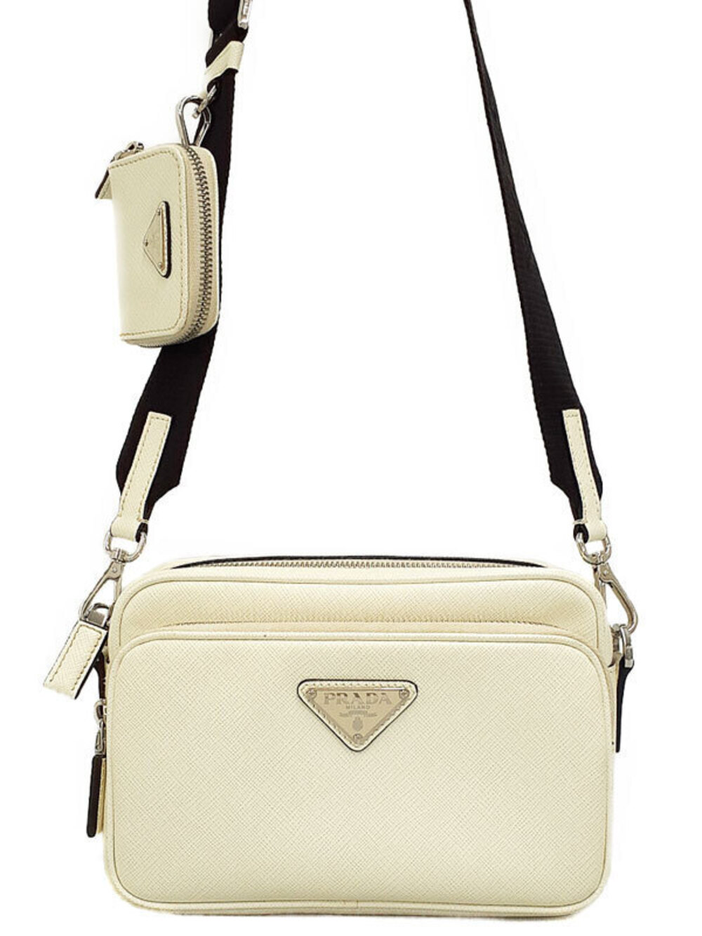 Prada Saffiano Leather Shoulder Bag